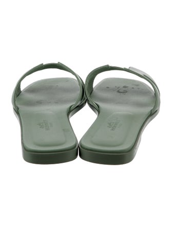 Hermès Oran Leather Slides
