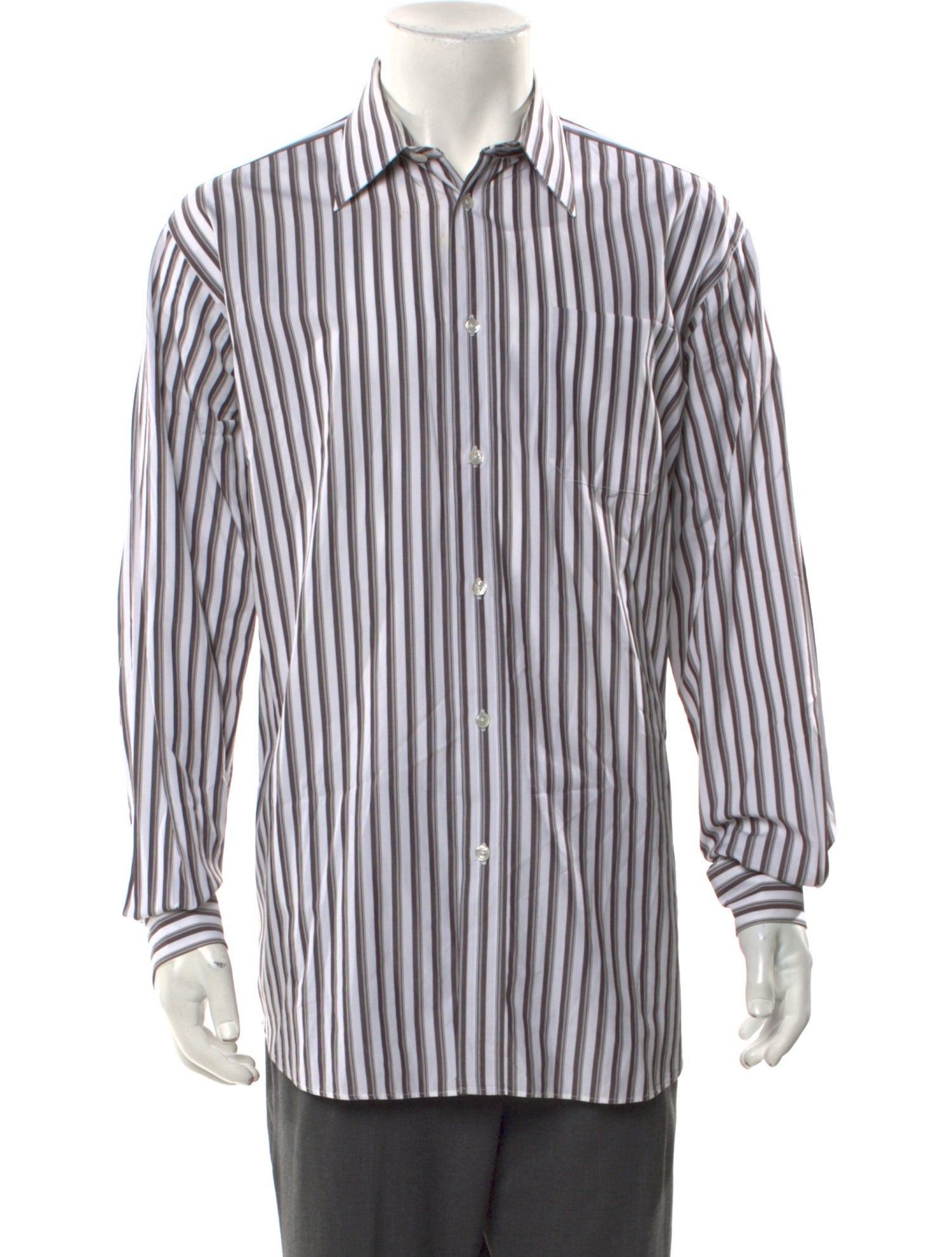 Hermès Striped Long Sleeve Shirt