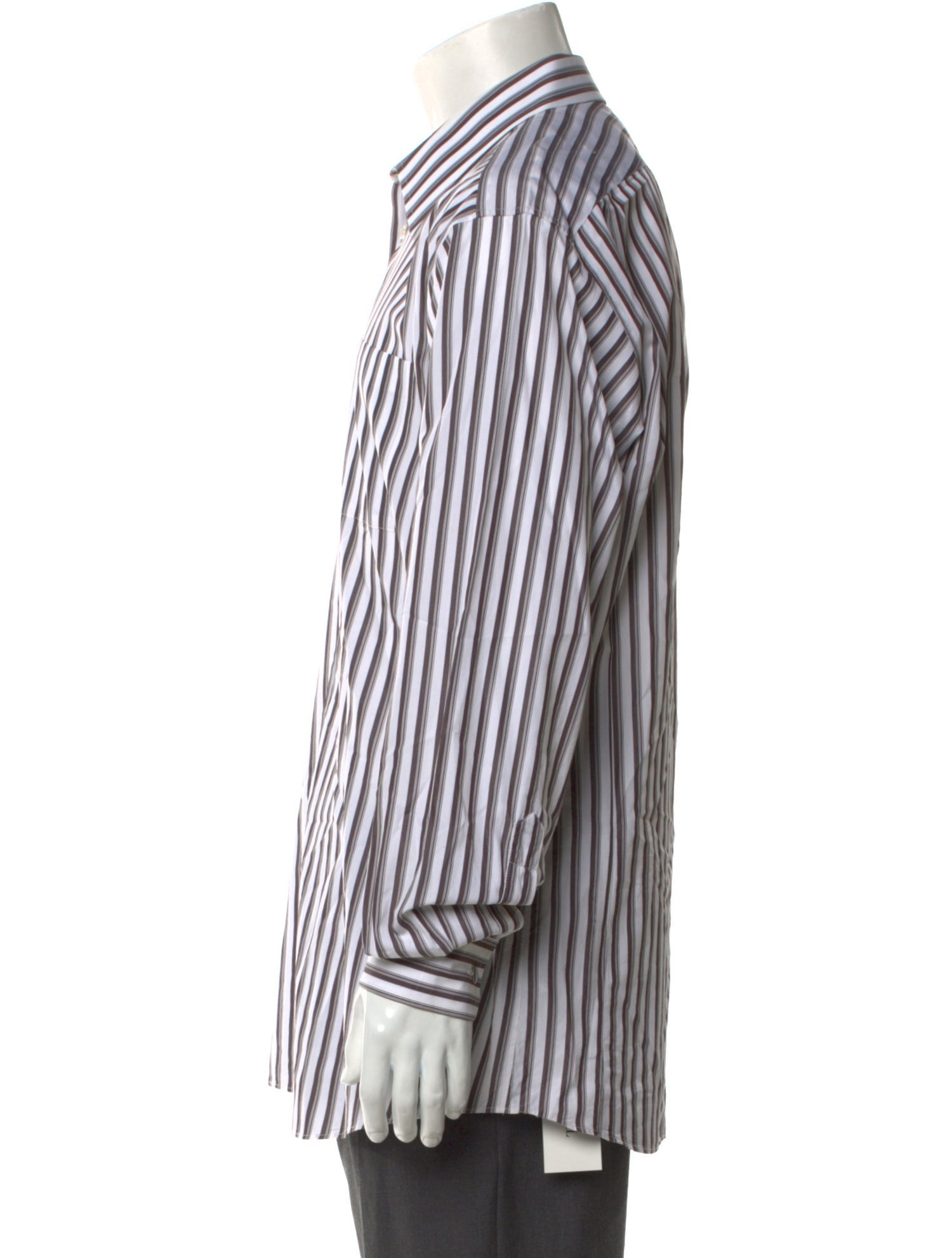 Hermès Striped Long Sleeve Shirt