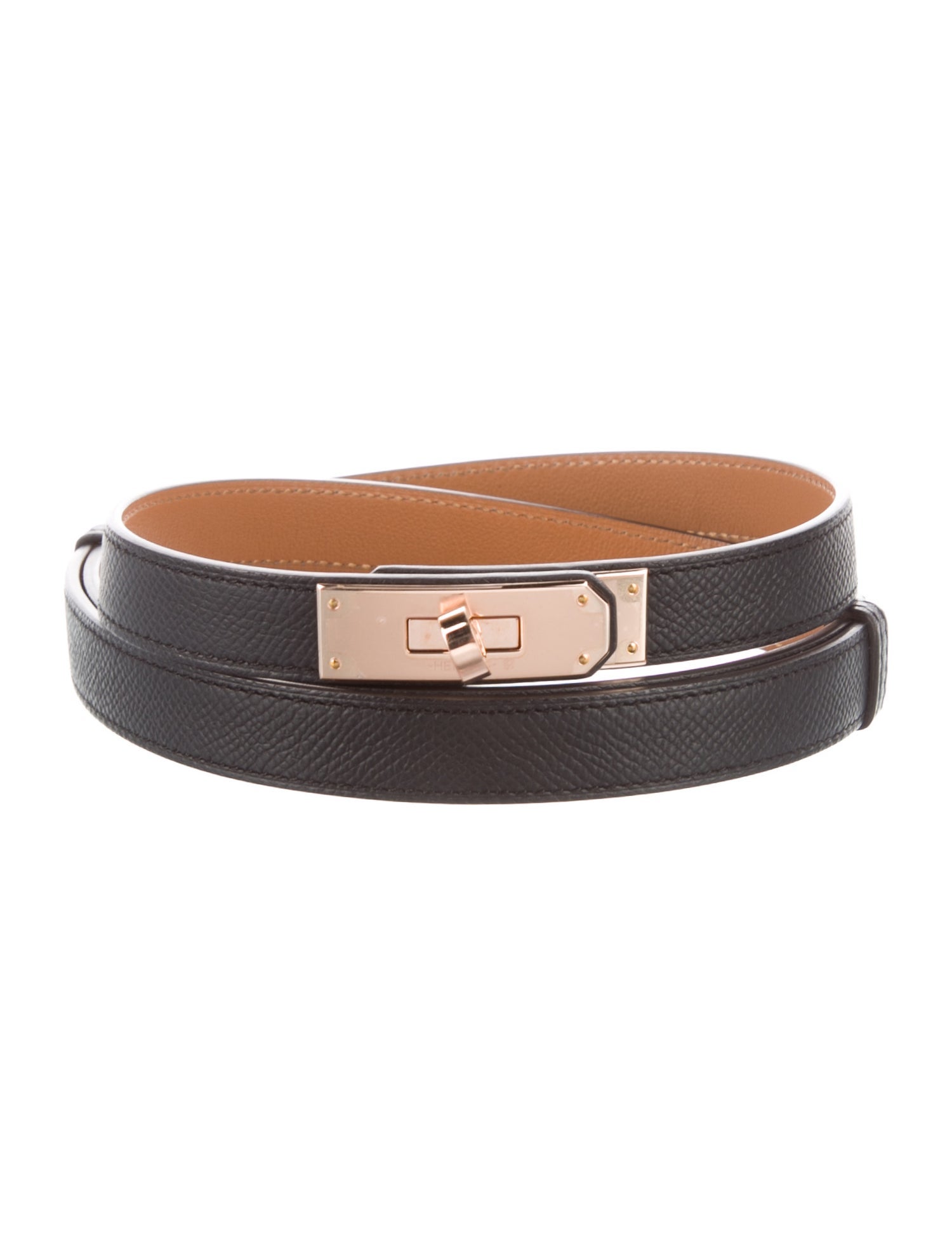 Hermès 18 mm Epsom Leather Kelly Belt
