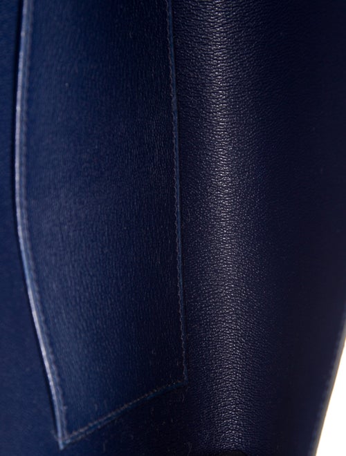 Hermès Shiny Alligator Medor Clutch 23