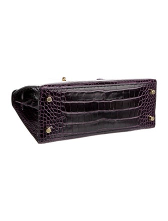 Hermès Shiny Alligator Kelly II Sellier 25