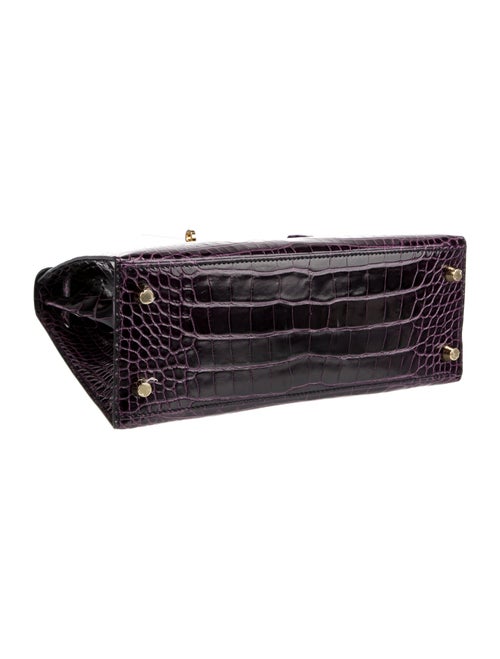 Hermès Shiny Alligator Kelly II Sellier 25