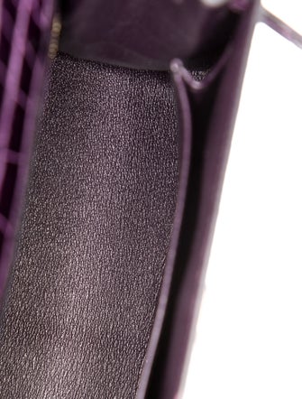 Hermès Shiny Alligator Kelly II Sellier 25