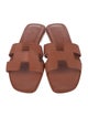 Hermès Oran Leather Slides