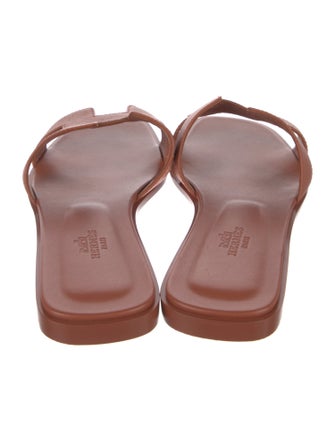 Hermès Oran Leather Slides