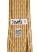 Hermès Silk Belt Pattern Print Tie