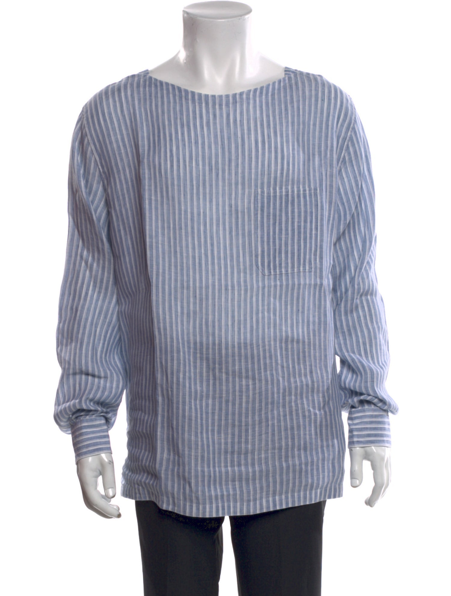 Hermès Linen Scoop Neck T-Shirt