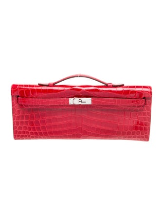Hermès Niloticus Crocodile Kelly Cut Pochette