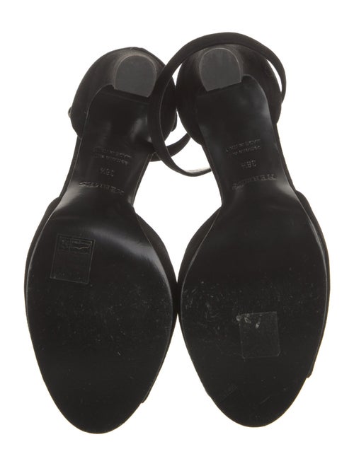 Hermès Kelly Suede Sandals