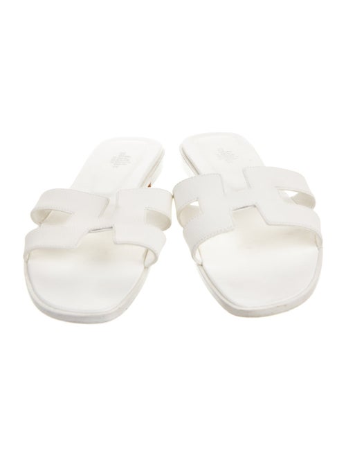 Hermès Oran Leather Slides