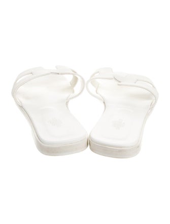 Hermès Oran Leather Slides