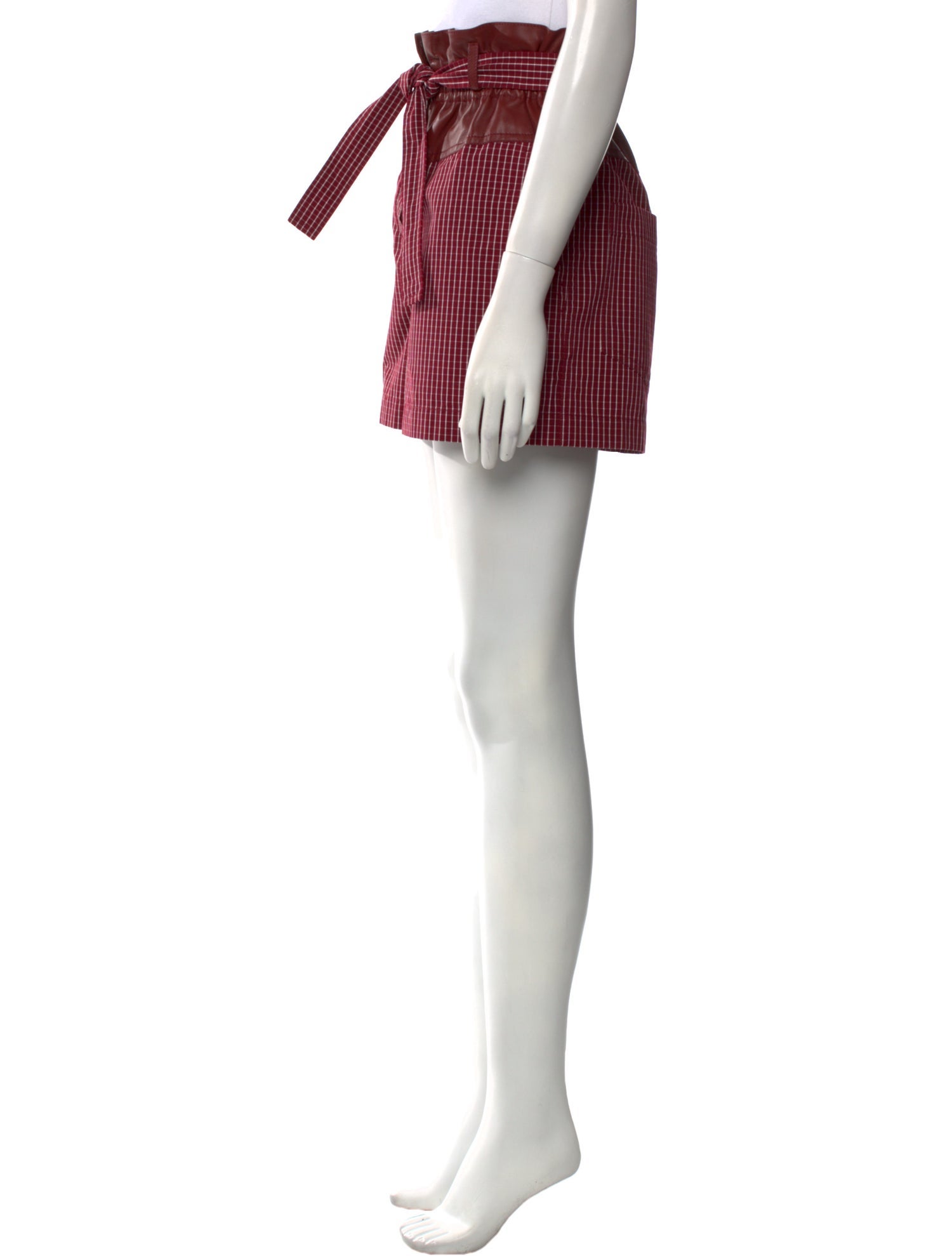 Hermès Plaid Print Mini Shorts w/ Tags