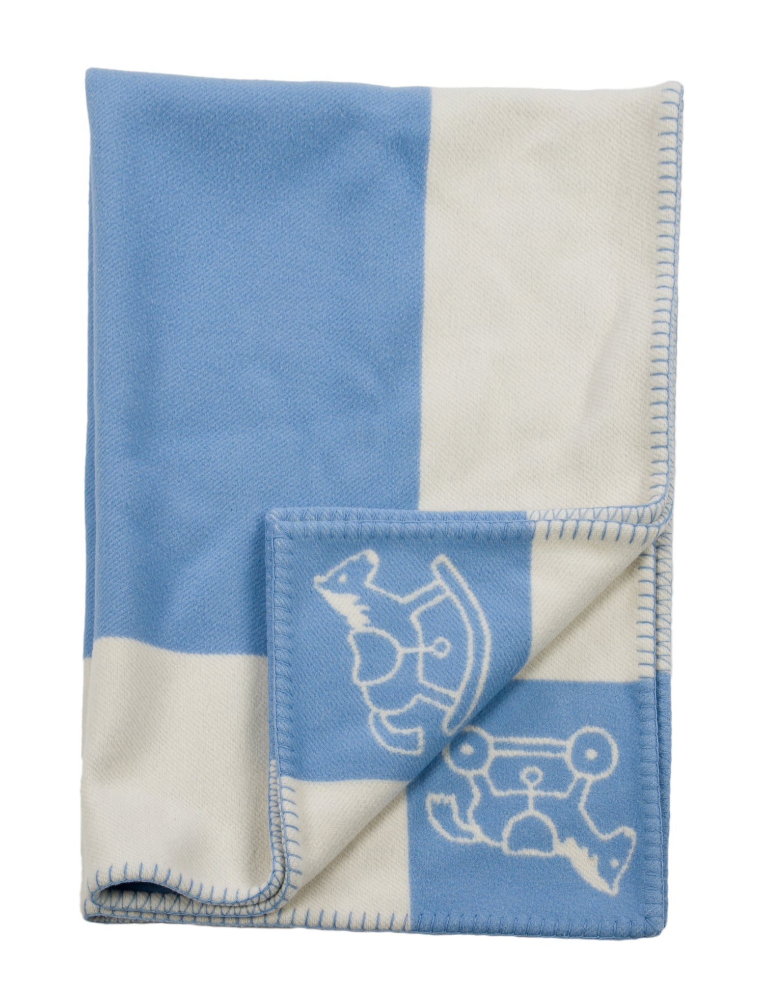 happylifeGUCCI GGウール Gucci GG Wool Baby Blanket - Grey - GUC1427134 | The RealReal