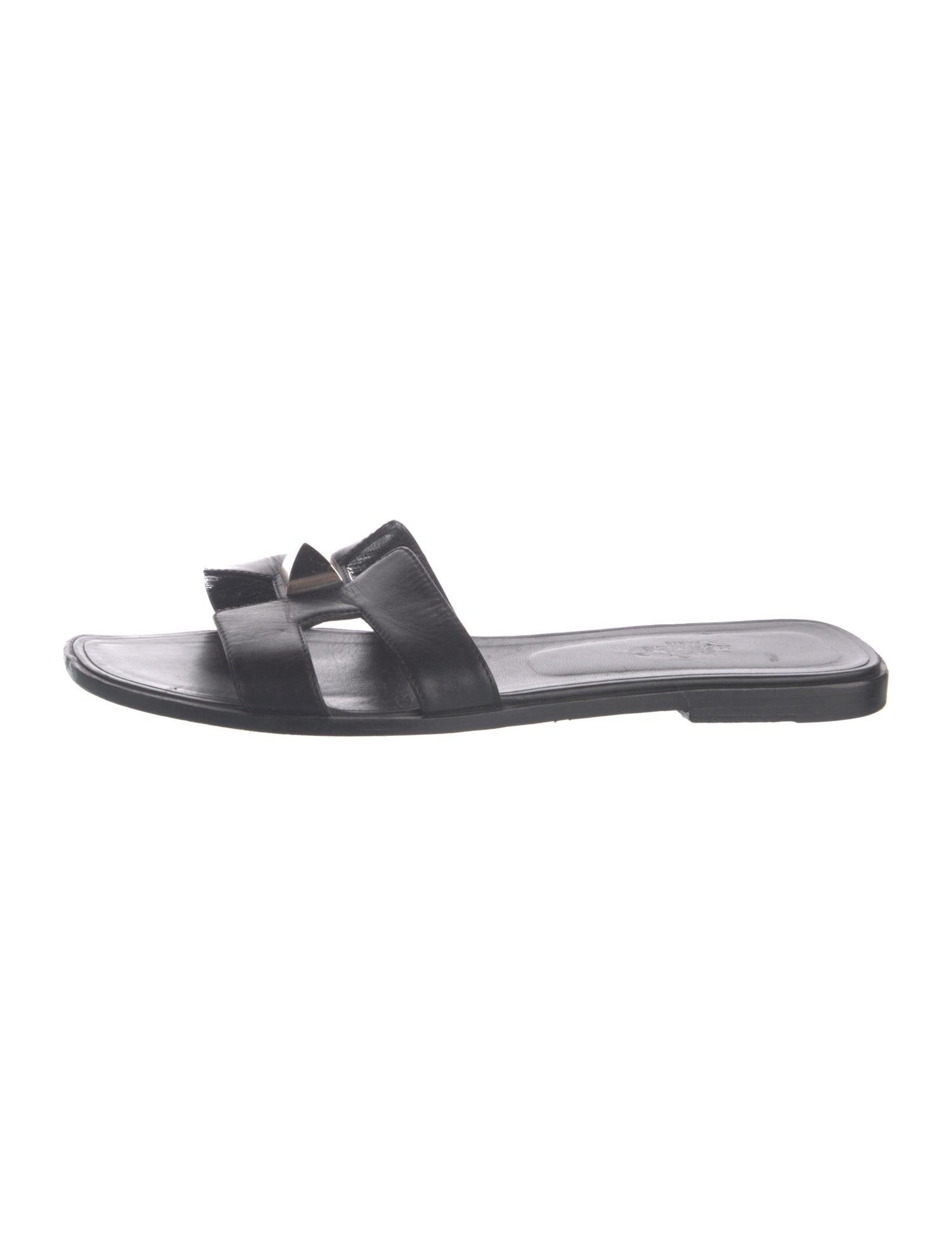 Hermès Medor Oran Leather Slides