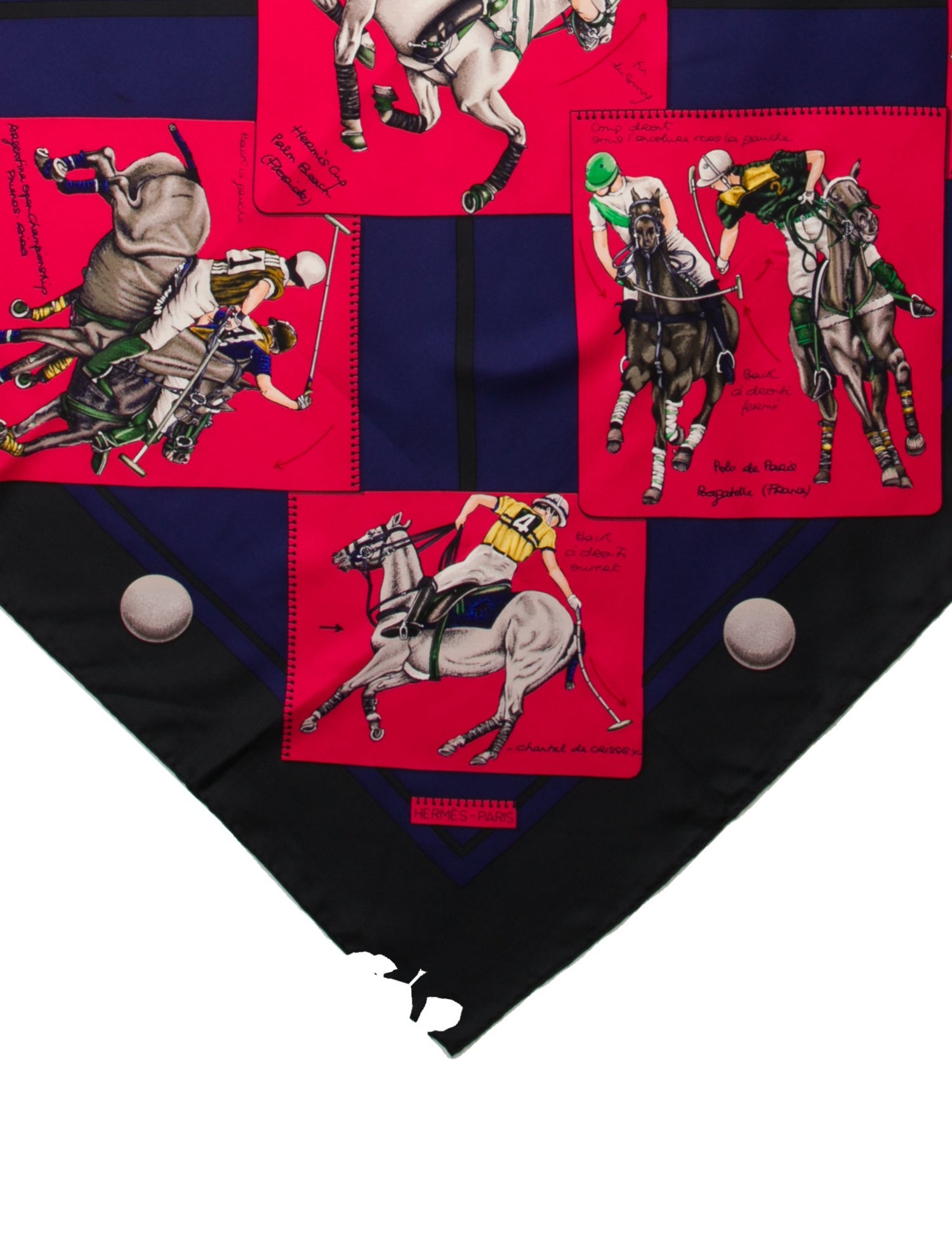 Hermès Cup Palm Beach Silk Scarf