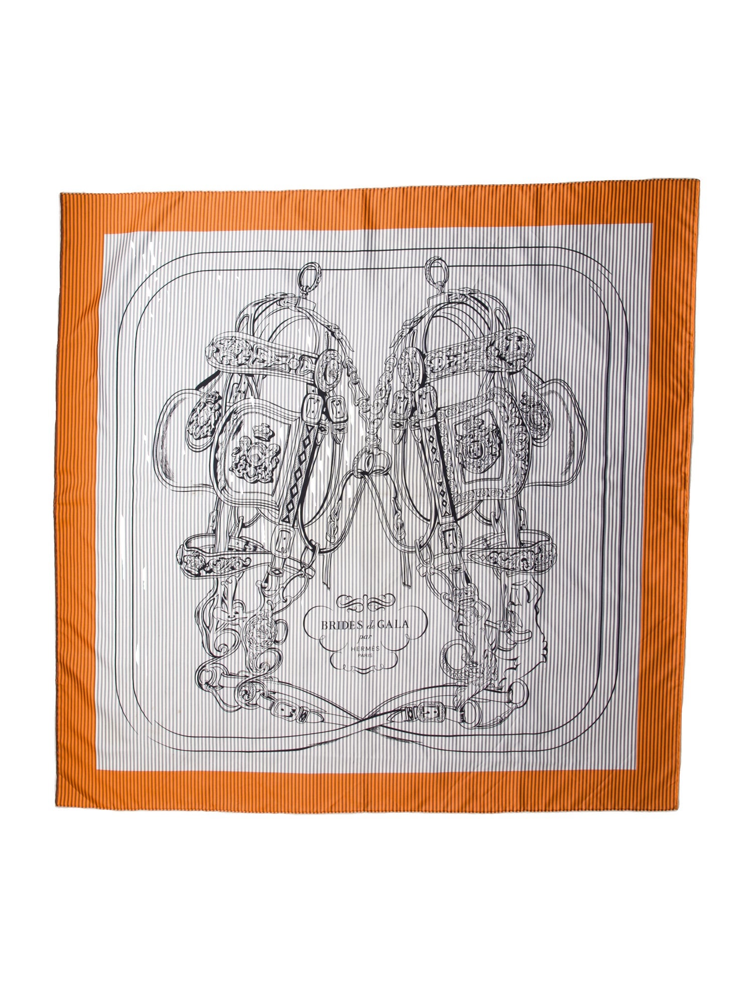 Hermès Carre Eyeliner Brides De Gala Silk Scarf