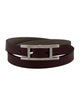 Hermès Leather Behapi Double Tour Wrap Bracelet