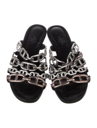 Hermès Thalassa Chaîne d'Ancre Insignia Slides