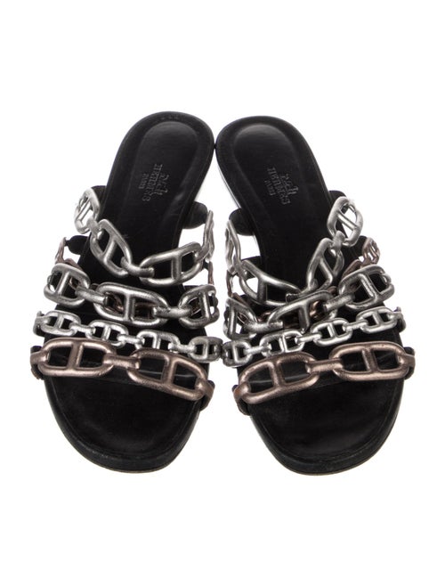 Hermès Thalassa Chaîne d'Ancre Insignia Slides