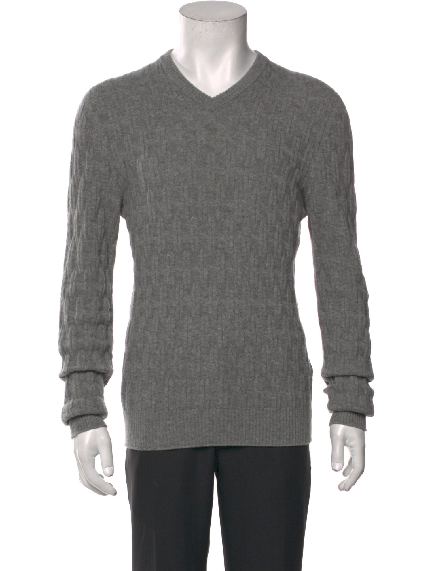 Hermès Cashmere V-Neck Pullover