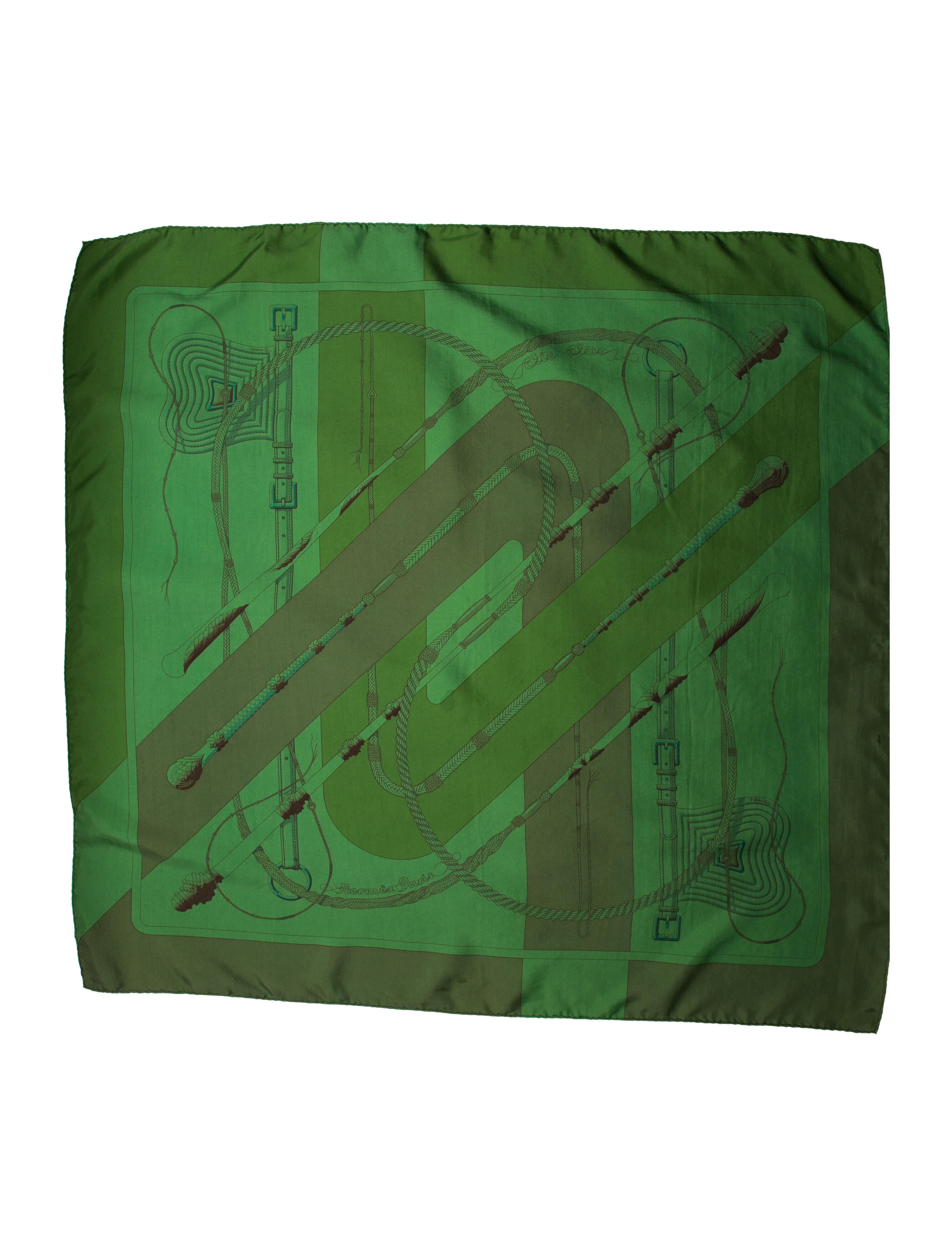 Hermès 'Dip Dye' Clic Clac Silk Scarf