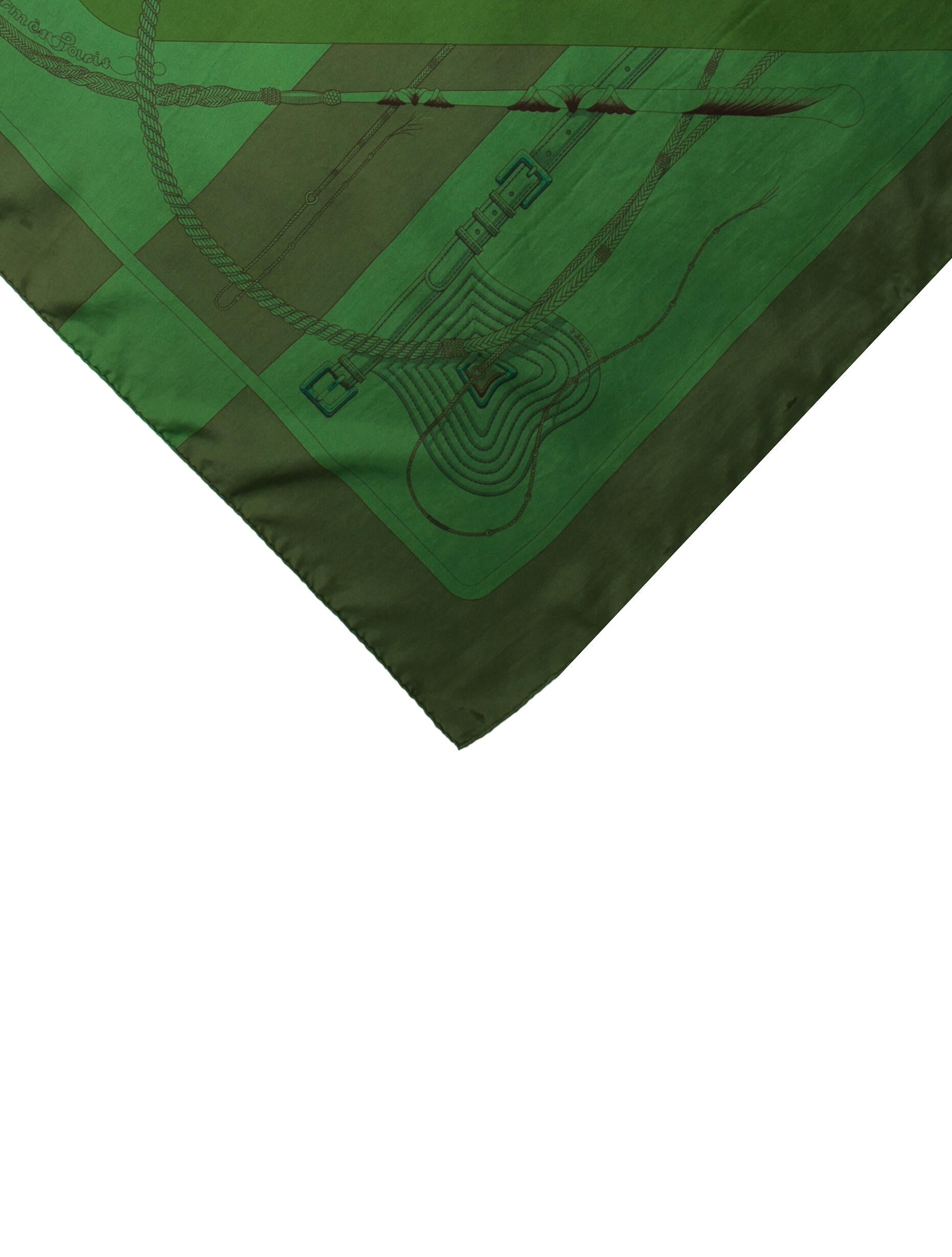 Hermès 'Dip Dye' Clic Clac Silk Scarf