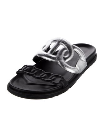 Hermès Extra Chaîne d'Ancre Insignia Slides