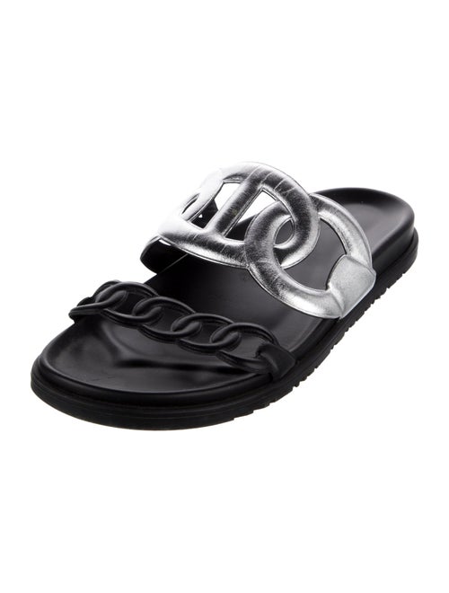 Hermès Extra Chaîne d'Ancre Insignia Slides