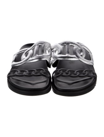 Hermès Extra Chaîne d'Ancre Insignia Slides