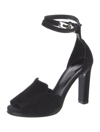 Hermès Nina Suede Sandals