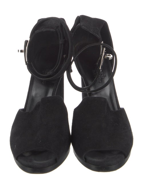 Hermès Nina Suede Sandals