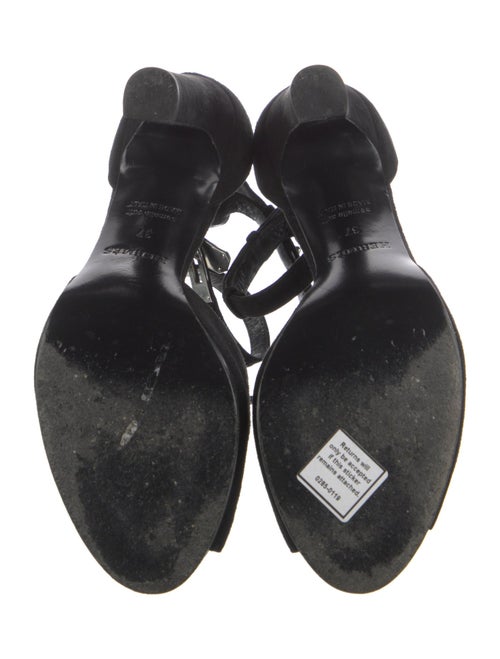 Hermès Nina Suede Sandals