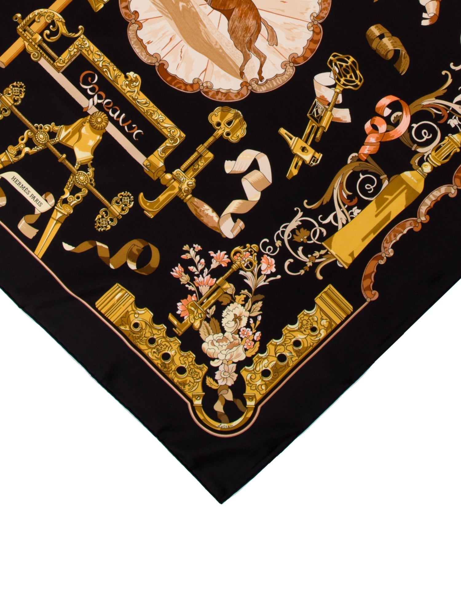 Hermès Copeaux Silk Scarf