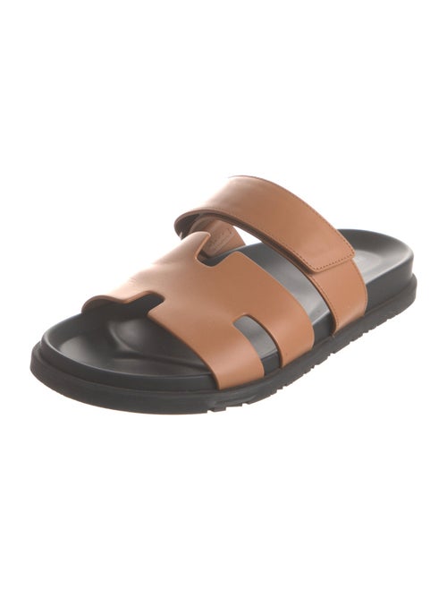 Hermès Chypre Leather Slides