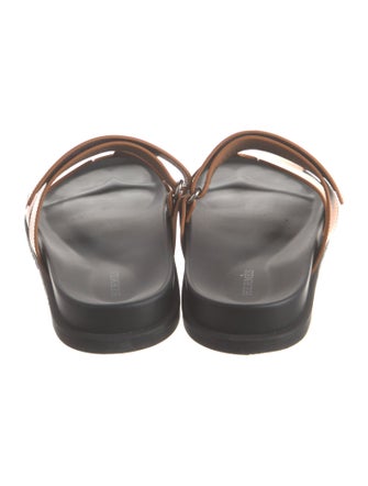 Hermès Chypre Leather Slides