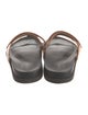 Hermès Chypre Leather Slides