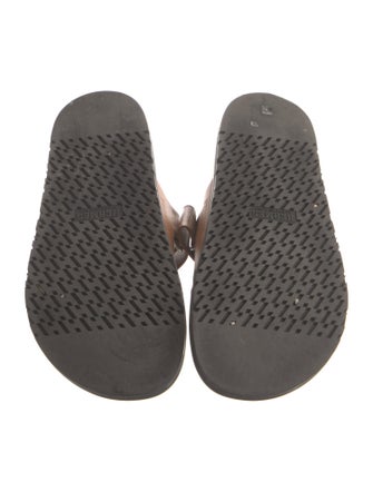 Hermès Chypre Leather Slides