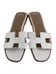 Hermès Oran Leather Slides
