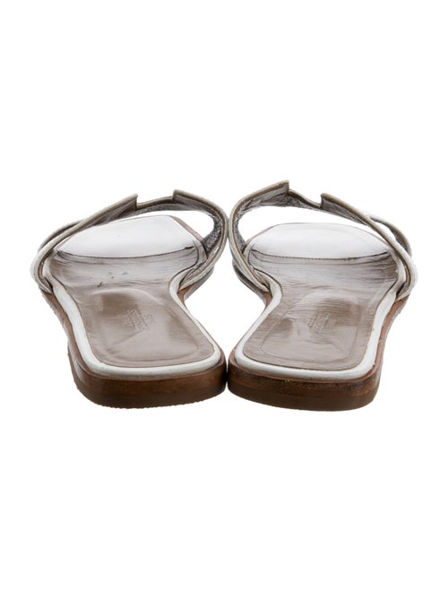 Hermès Oran Leather Slides
