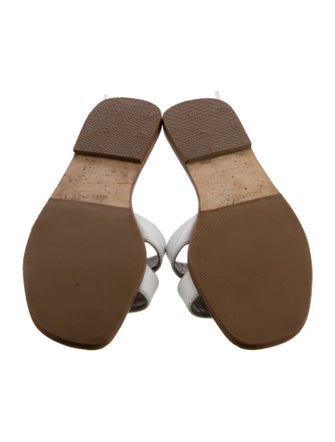 Hermès Oran Leather Slides