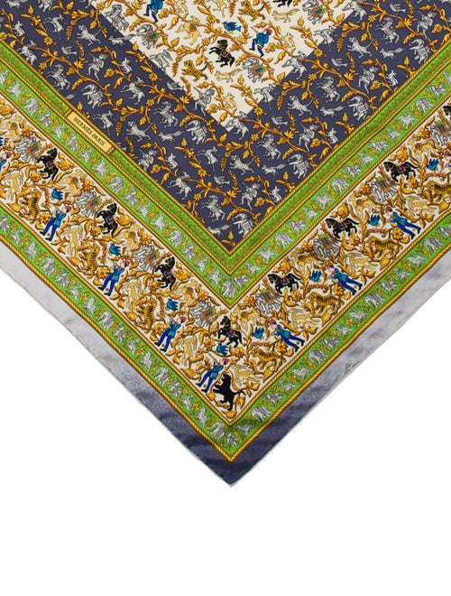 Hermès Chasse En Inde Silk Scarf