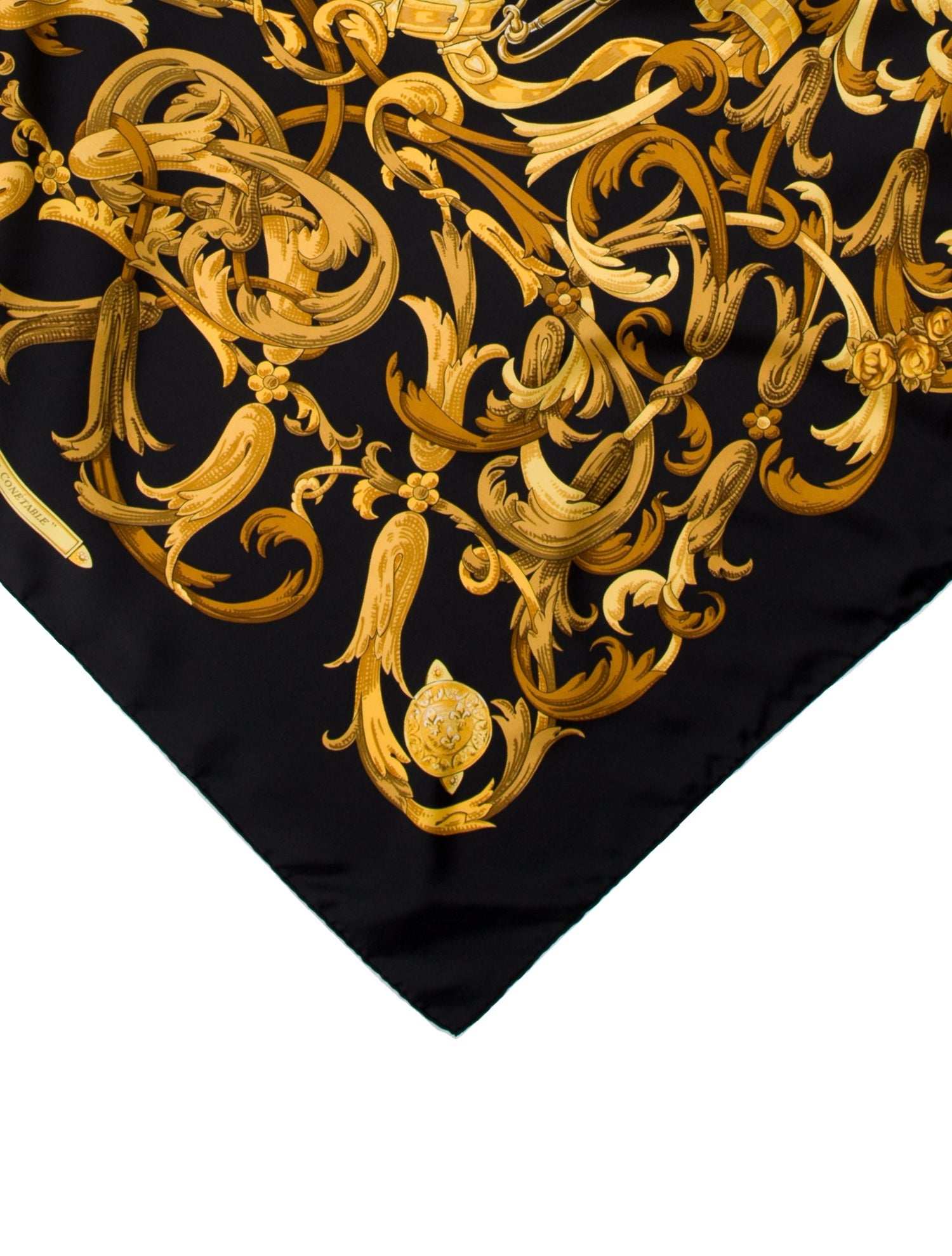 Hermès Le Mors A La Conétable Silk Scarf