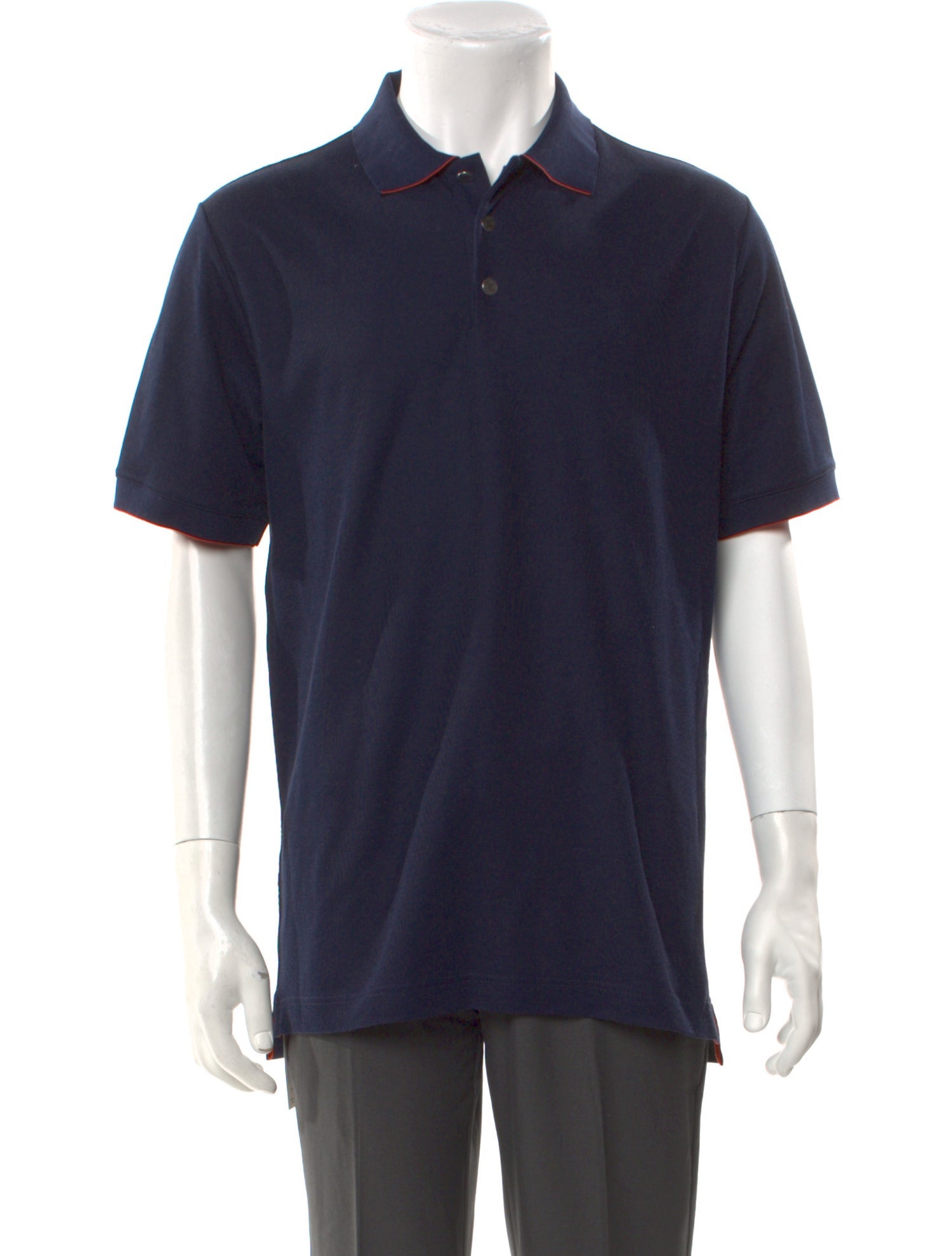 Hermès Collar Short Sleeve Polo Shirt
