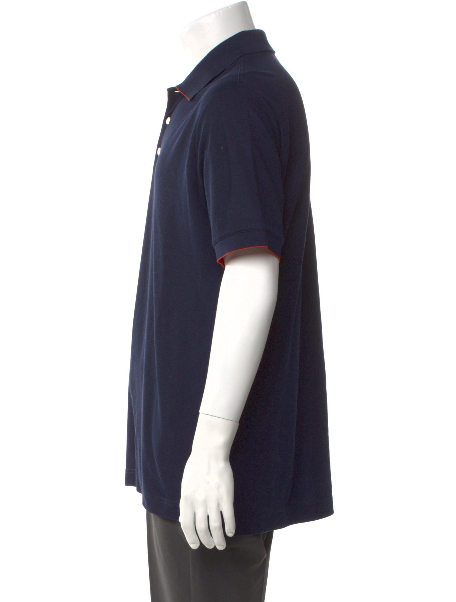 Hermès Collar Short Sleeve Polo Shirt
