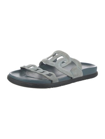 Hermès Extra Suede Slides
