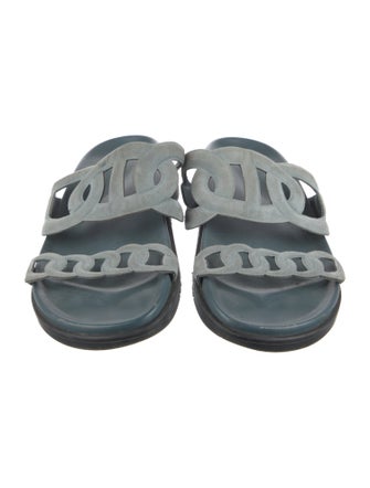 Hermès Extra Suede Slides
