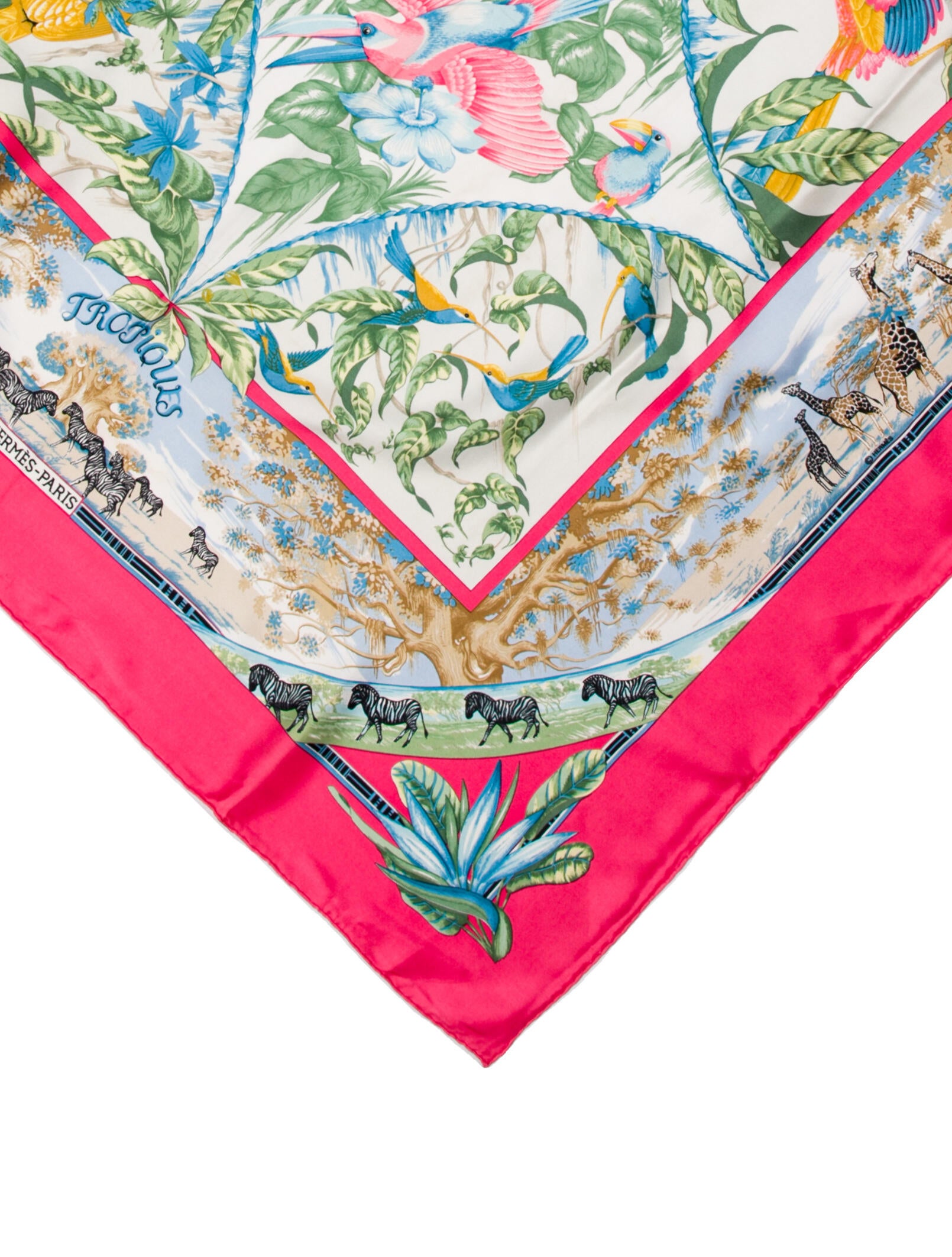 Hermès Tropiques Silk Scarf