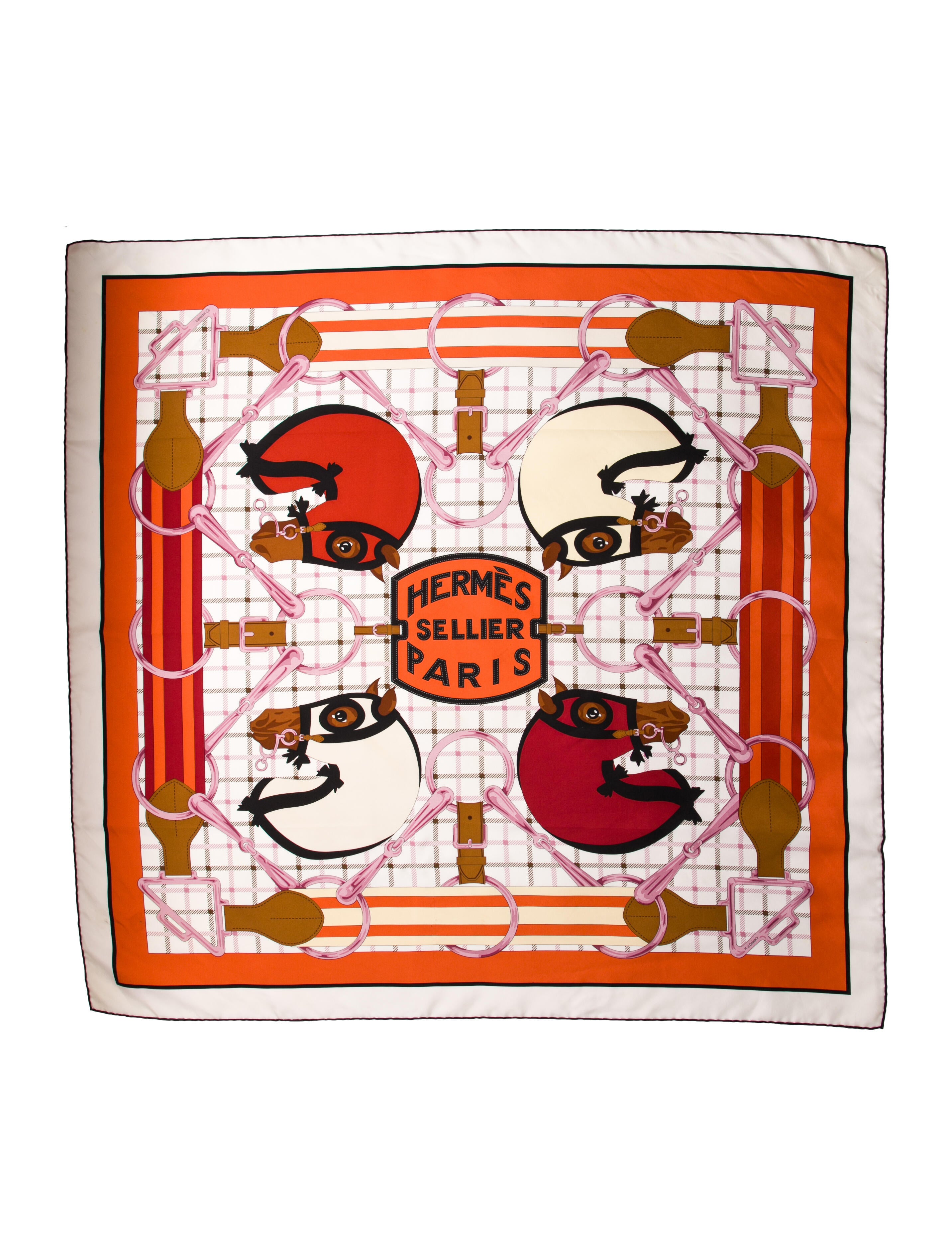 Hermès Tatersale Silk Scarf