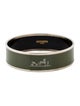 Hermès Caléche Wide Enamel Bangle Bracelet